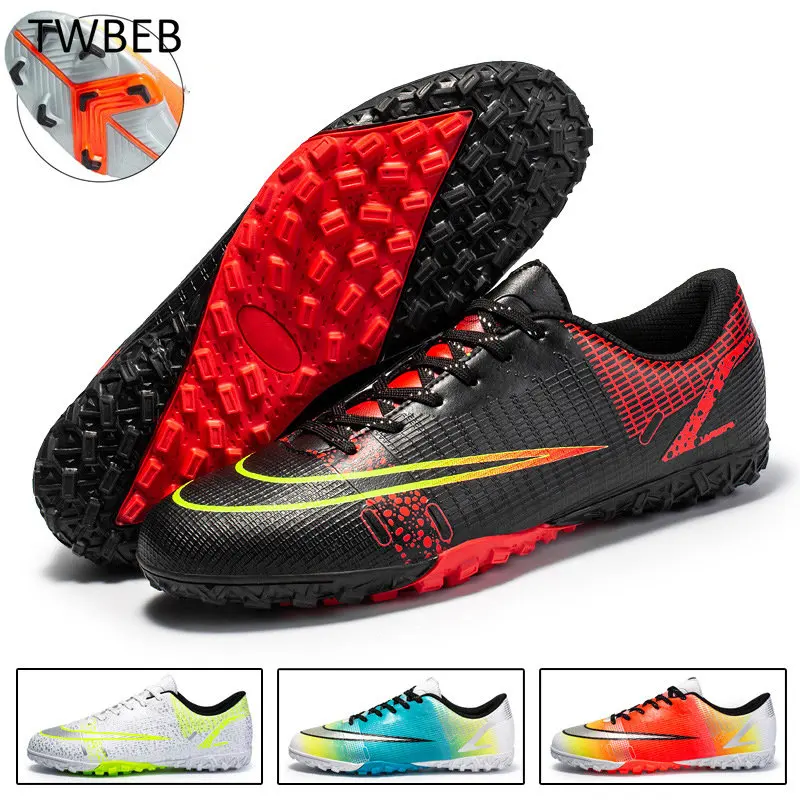 

Men Kids Soccer Shoes Professional Training Football Boots Men Soccer Cleats Sneakers Children Turf Futsal Football Shoes