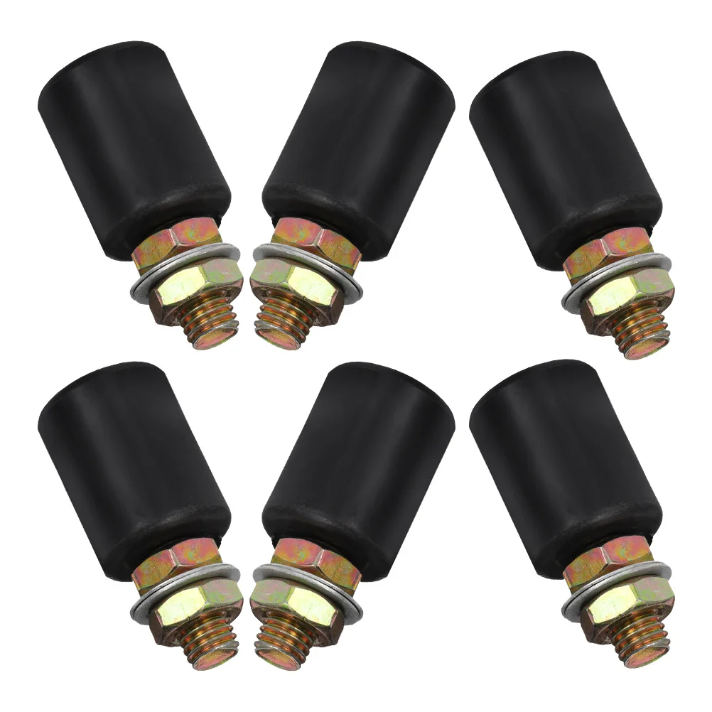

6Pcs Sliding Gate Roller Hardware Kit Nylon Pulley Wheels Heavy Duty Door Support Smooth Rolling Low Noise Performance