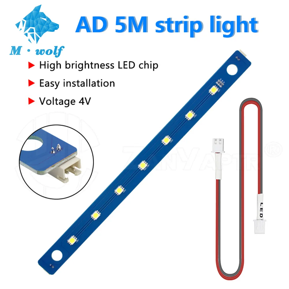 

Для FLASHFORGE Adventurer для 3D-принтеров AD5M 5MPRO Световая полоса 5M AD5M Супер яркая светодиодная панель 24 В