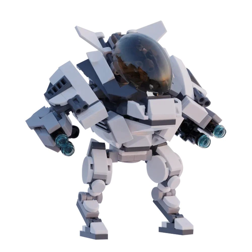 

Gobricks MOC Centauri Mk II Tactical Combat Mech Robot Model Mech Assemble Bricks Building Blocks Set Educational Toys For Gift