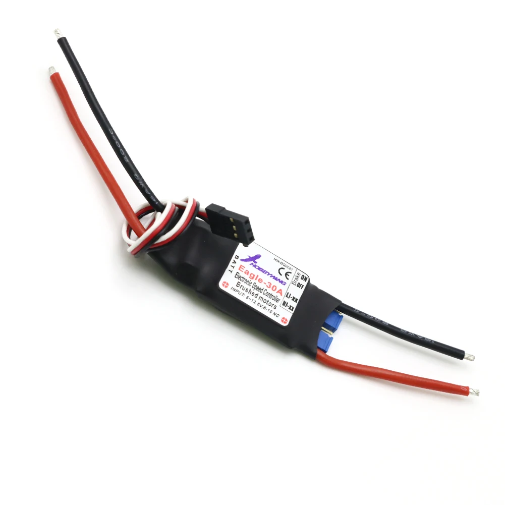 Hobbywing Eagle 30A ESC spazzolato con regolatore di velocità BEC 1A per motore spazzolato per aereo RC