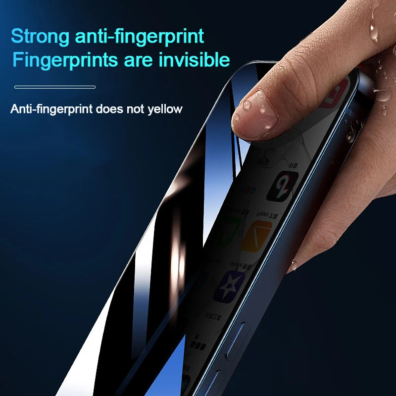 Close up of the Privacy Screen Protector micro-louver tech.