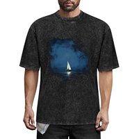 Moonlit Regatta T-Shirt anime fashion shirts T-shirts oversize aesthetic clothes luxury clothes men