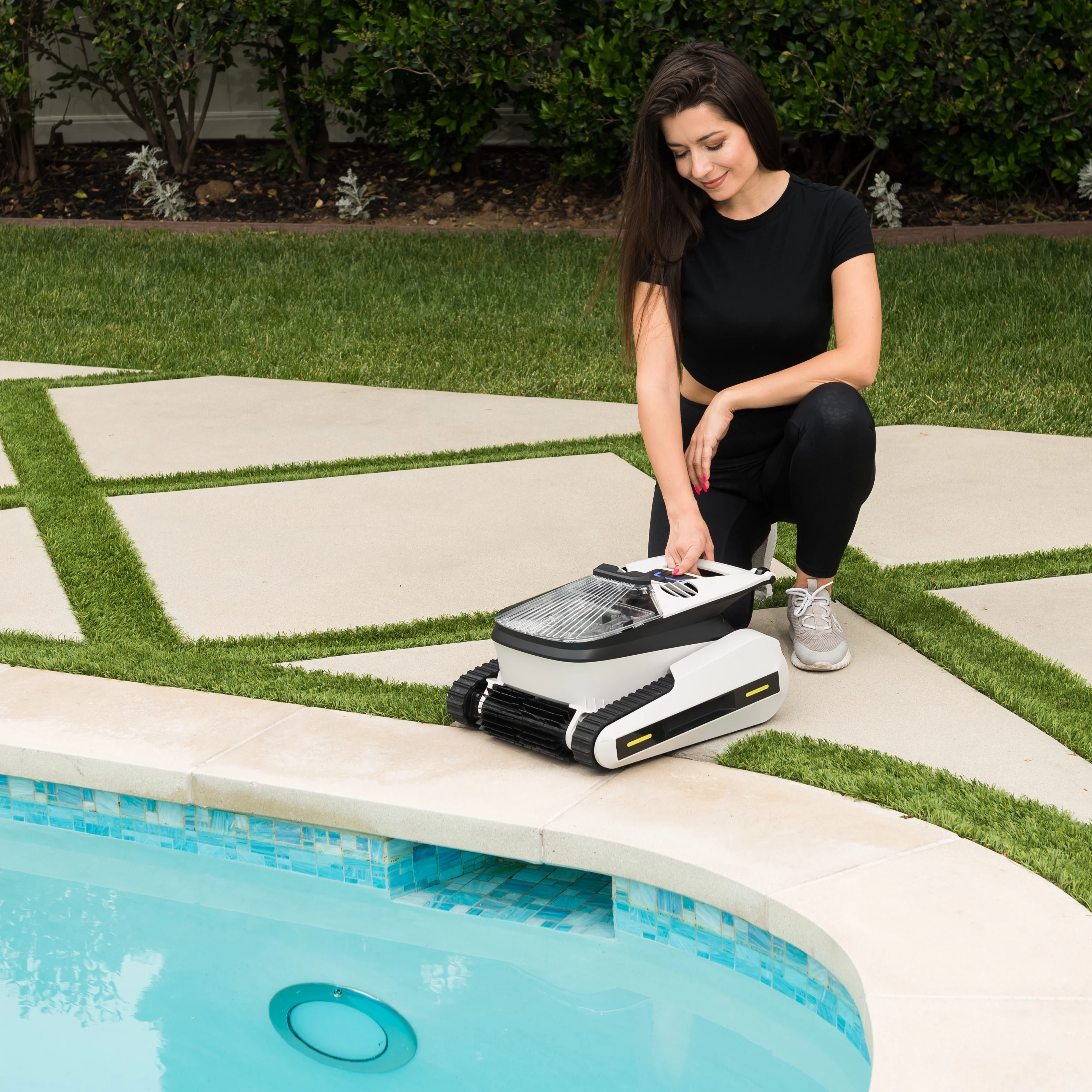For Robotic Pool Cleaner Automatic Intelligent Wireless Filter Type Robot Specific for Swimming Fish Pools and Their Cleaning Ne