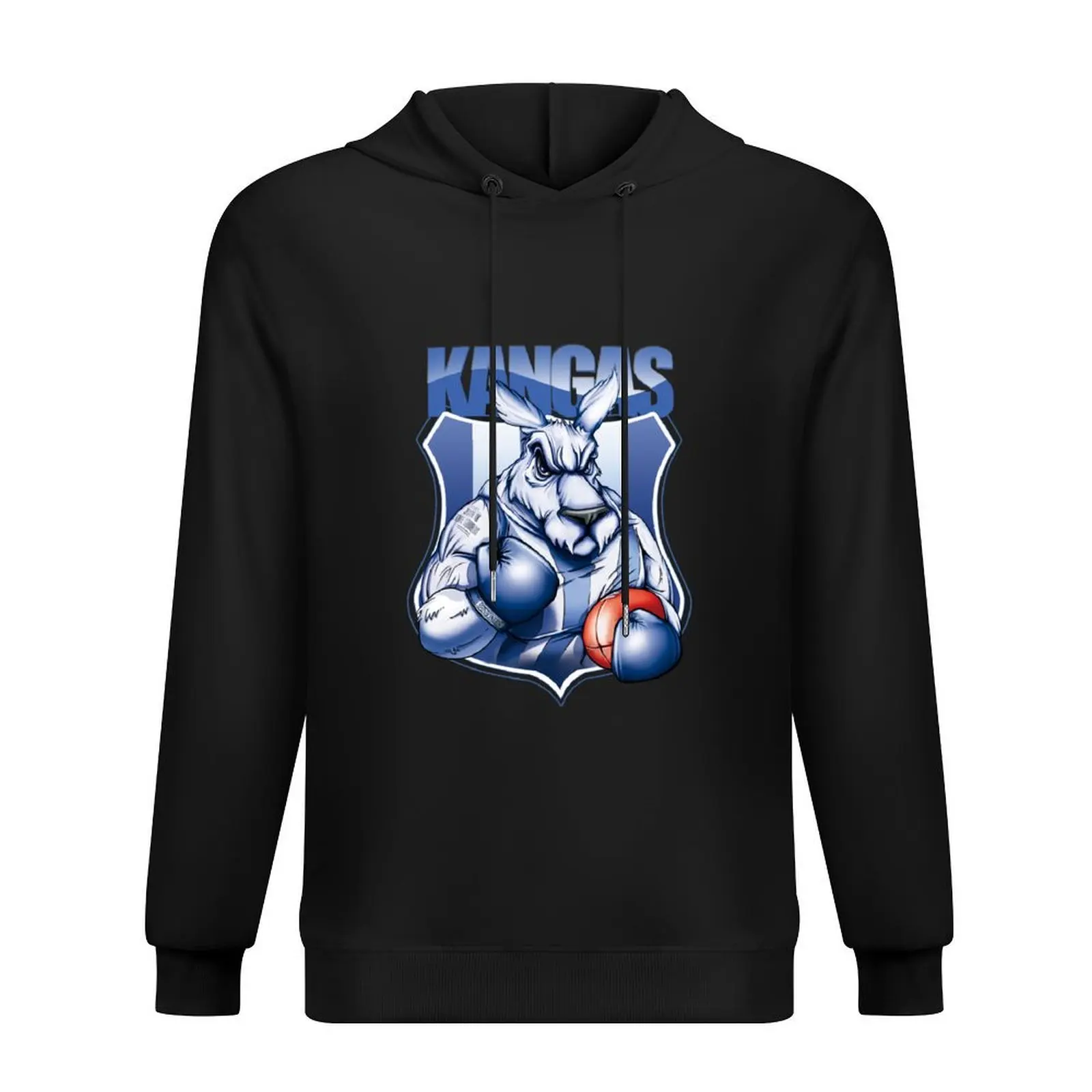 

North Melbourne Kangaroos mascot - Original artwork by Brocker Hoodie male clothes clothes for men mens clothes oversized hoodie