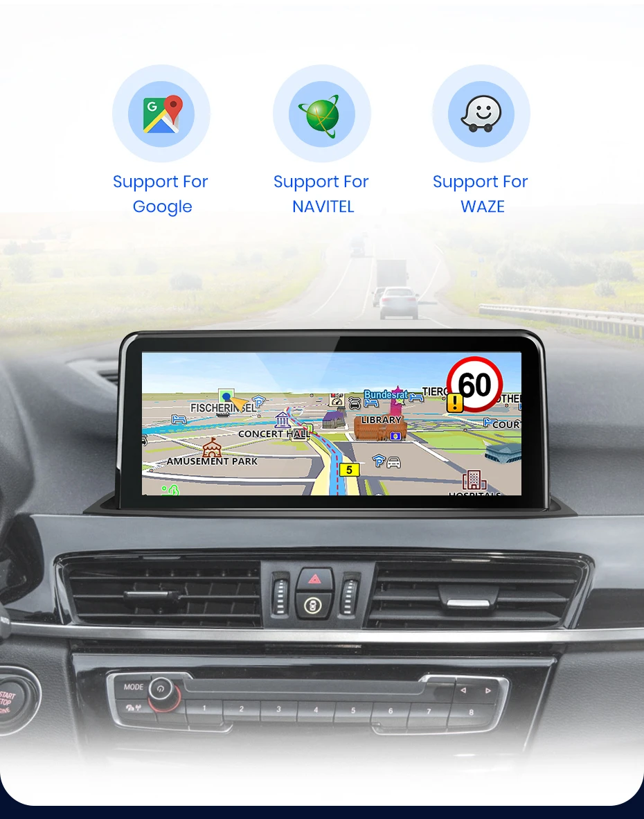 Junsun 10,25 zoll CarPlay Für Apple Auto Radio Multimedia Für BMW X1 F48 X2 F49 2013-2020 Bluetooth drahtlose Android Auto Stereo – Detail 16