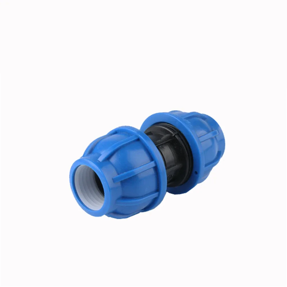 PE Quick Connect Direct Hot-melt Quick Connector 20 25 32 40 50 63 Black Water Pipe Fittings