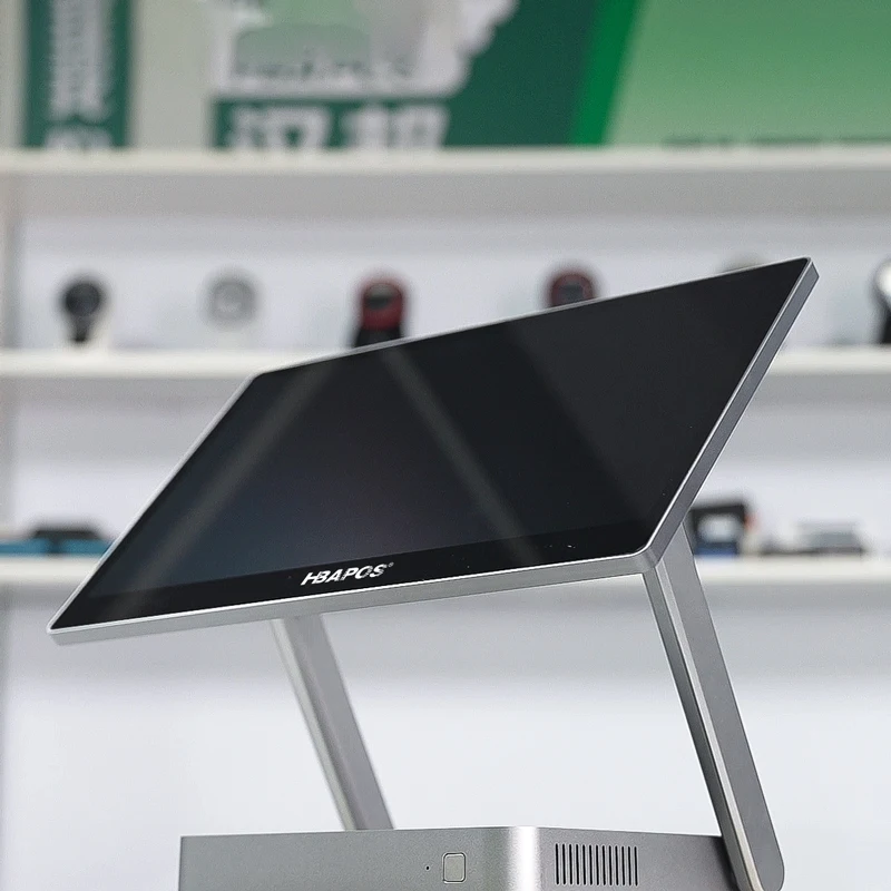 

ATV&UTVHBAPOS Latest Foldable Point of Sale System and 15.6 Inch Touch Screen Cash Register for Restaurant