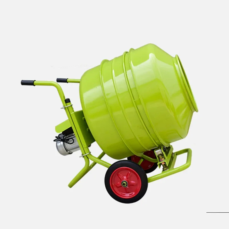 Cement Mortar Concrete Concrete Concrete Push Type Drum Mixer 220v Electric Household Small Building Mortar Mixer