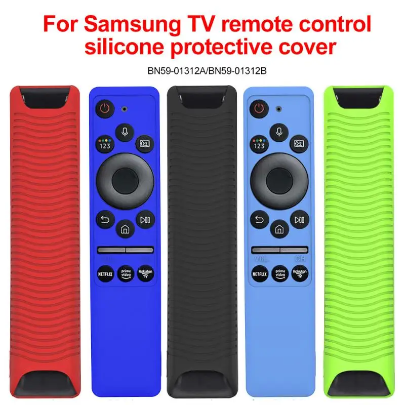 

For Samsung Smart TV Remote Control Cover Case BN59-01312A/01312B Silicone Shockproof Smart Remote Control Replacement Cover