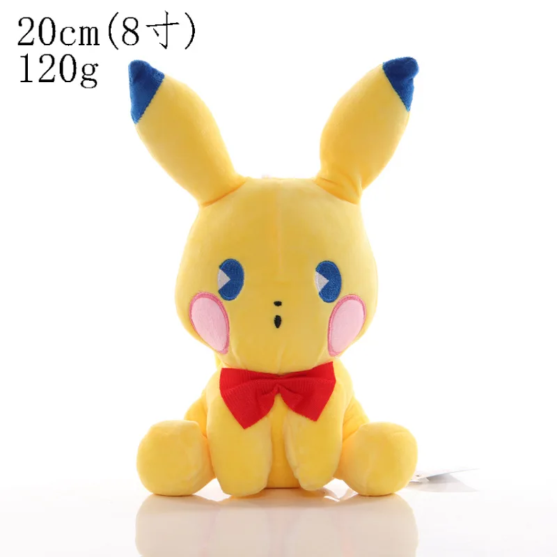 Pokemon Plush Toy Eevee Peluche Stuffed Pikachu Charmander SquirtleSylveon Leafeon Umbreon Flareon Anime Figure Doll Xmas Gift