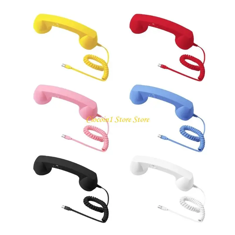 A3PC Plugs Play Phone Handset Type C Interfaces Clear Voice Transmission