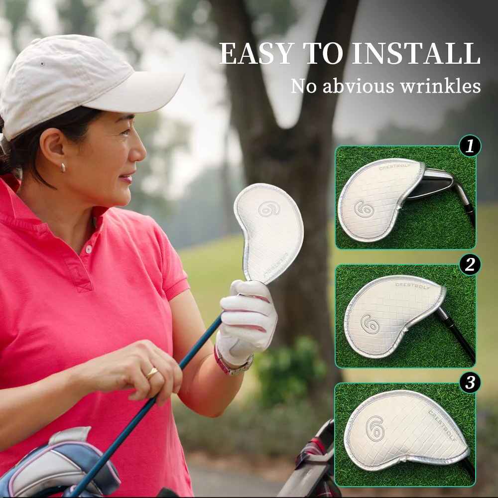 أغطية رأس حديد الجولف ذات ملمس منسوج رائع مكونة من 9 قطع # 4-9PAS غطاء رأس دقيق متين
