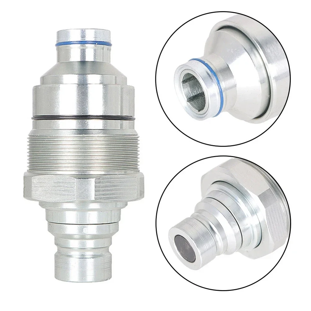 2pcs/Set Male & Female Flat Face Coupler Kit 7246802 7246799 For Bobcat S450-S770 T450 1/2'' Hydraulic Quick Connect Couplers