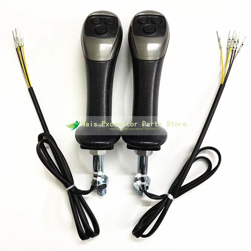 Wheel Excavator Parts Doosan 300LC 380LC 420LC 700LC Modified Log Clamp Log Grabber 3 Button Joystick Handle Glue