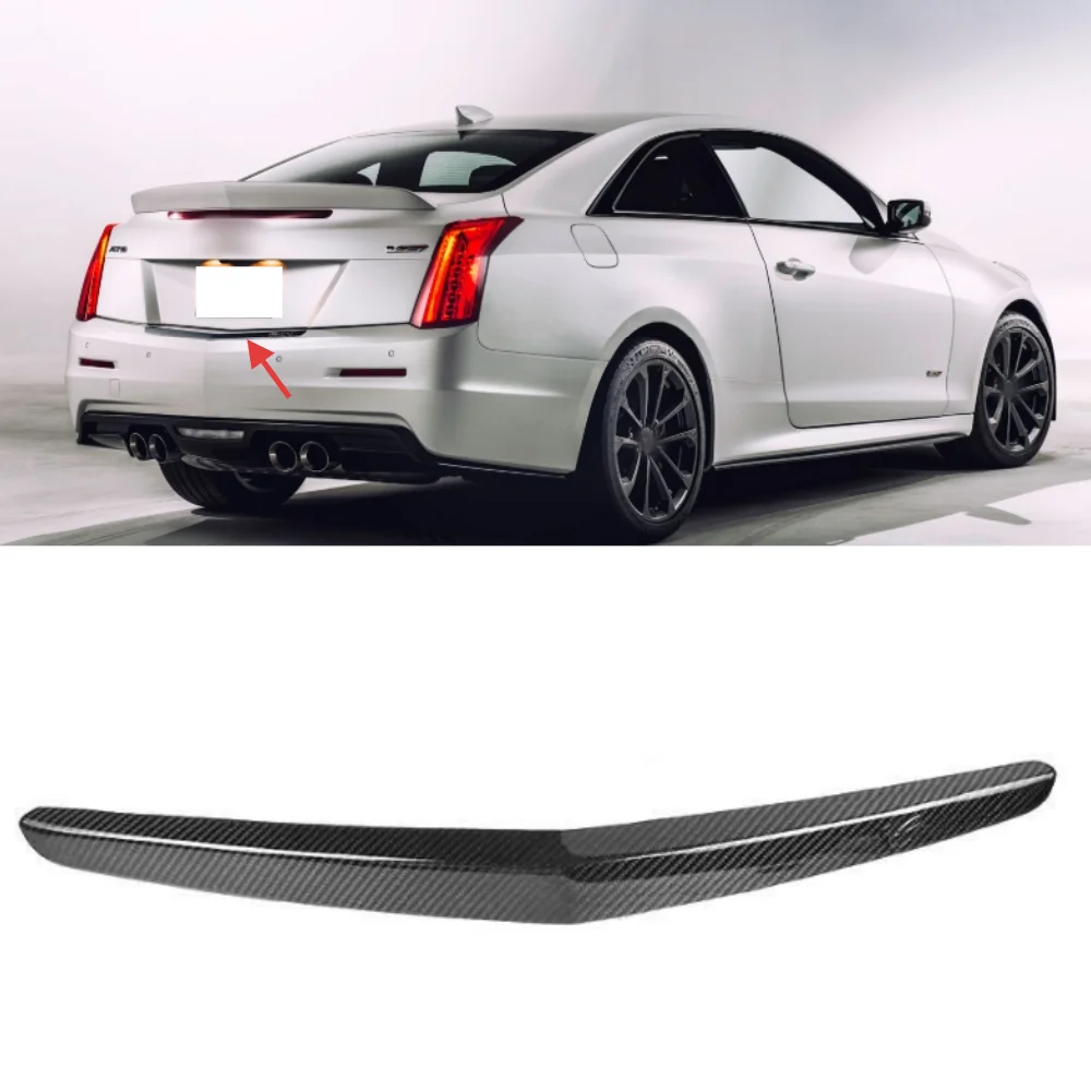 

Для Cadillac ATS ATSL 2013-2019 багажник автомобиля, бампер, сухая внешняя декоративная полоса из углеродного волокна