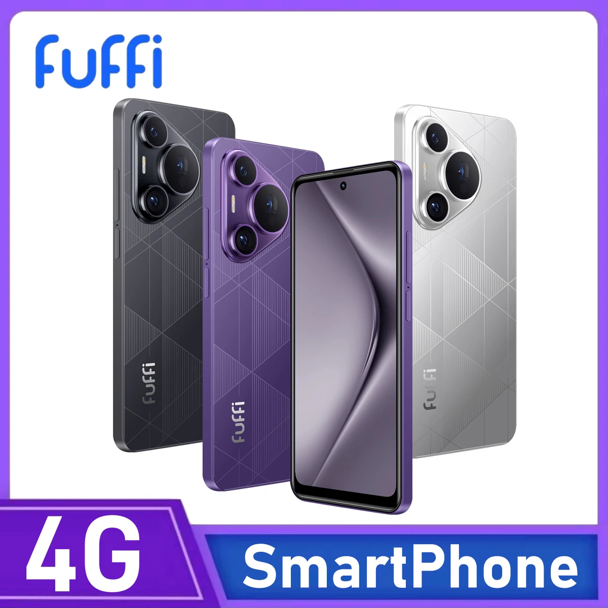 FUFFI P80 Pro Smartphone Cellphone Android 12 6.56 inch Screen,4+32GB 5+13MP Mobile Phone 3100mAh For Google Play Store Phone