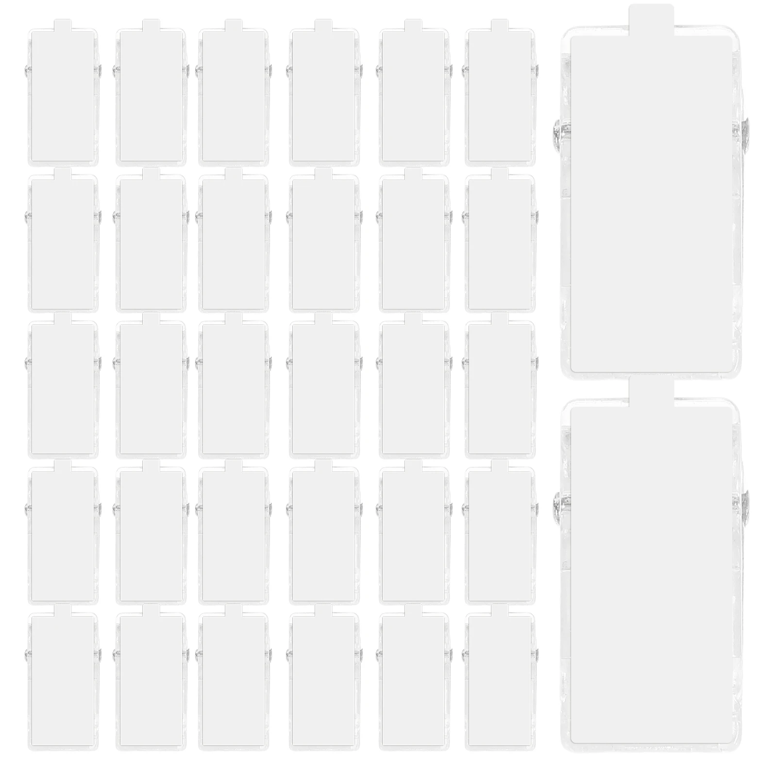 

50 Pcs Tapestry Self-adhesive Small Clip Blanket Clips Abs Hanging Double-sided Spring