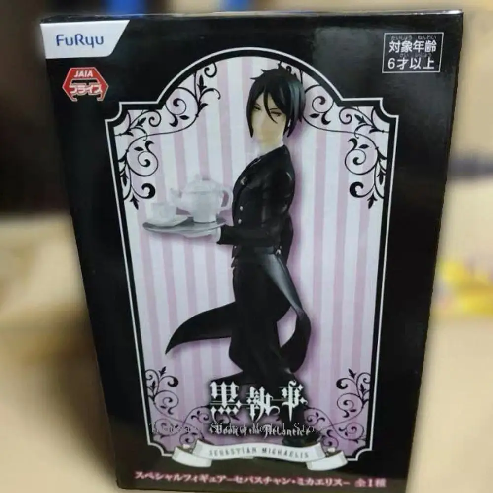 

В наличии: Оригинальная фигурка FuRyu Kuroshitsuji Себастьян Михаэлис, 20 см, коллекционная модель из ПВХ, подарок на день рождения