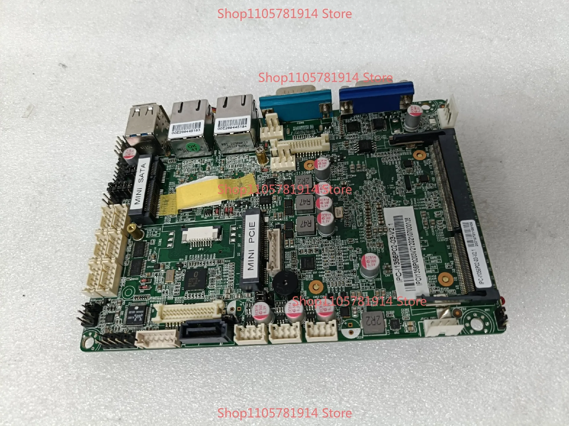 For IPC I1356P02 03 V2.1 Industrial Control Main Board Dual Gigabit Network Port 3.5 Inch Embedded Industrial Main Board