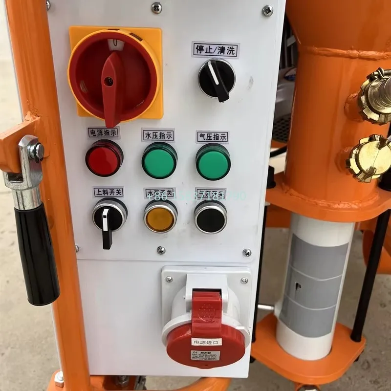 High Pressure Plaster Spraying Machine Industrial Intelligent Spraying Machine Multifunctional Plaster Mortar Sprayer for Mexico