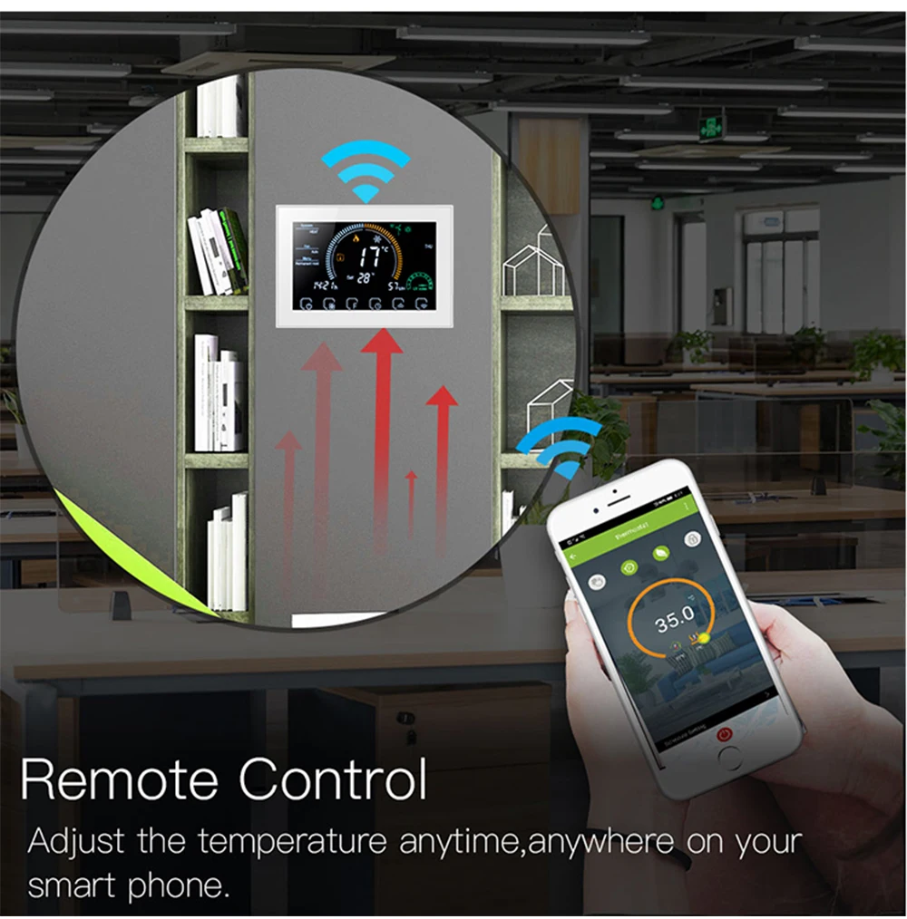 Tuya Wifi Smart Programming Temperature Controller Wireless Digital Floor Heating Temperature Controller Smart Life APP Control