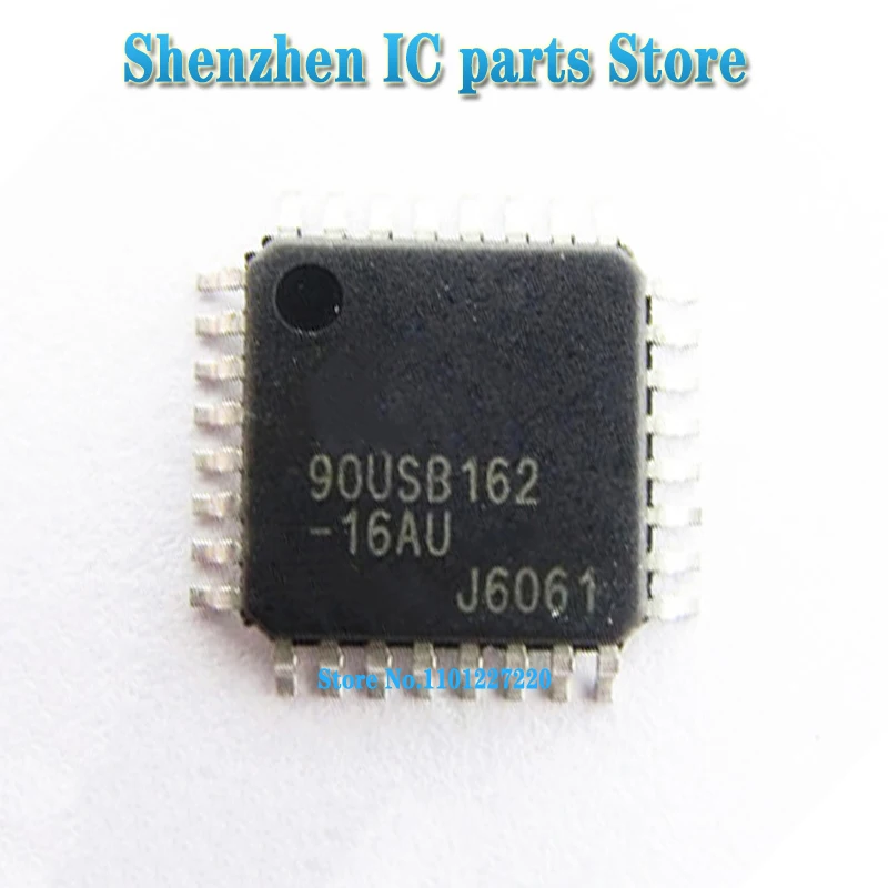 1pcs/lot AT90USB162 AT90USB162-16AU AT90USB162 -16AU QFP-32 In Stock
