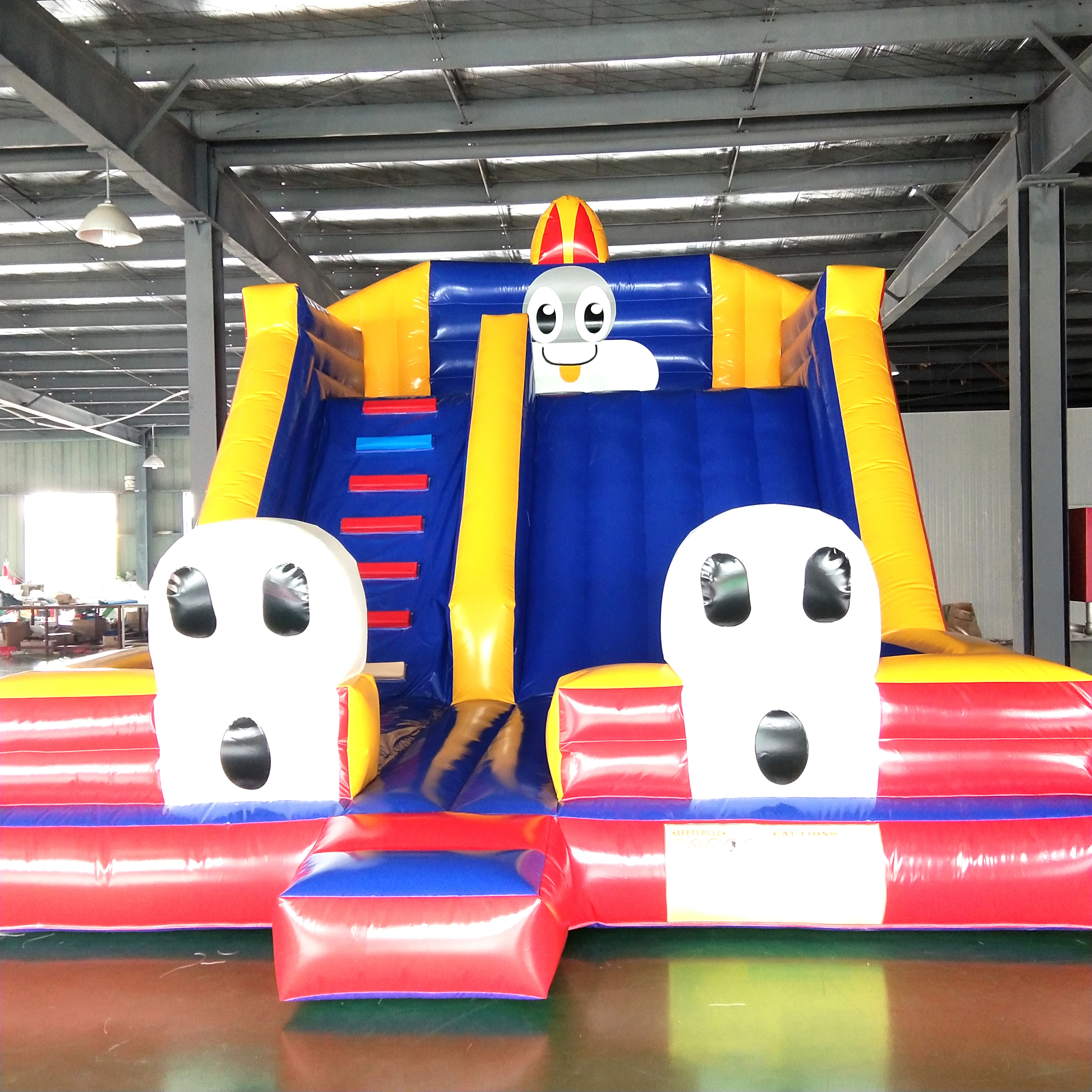 

Rabbit Inflatable Slide Land Slide Bounce House With a Blower