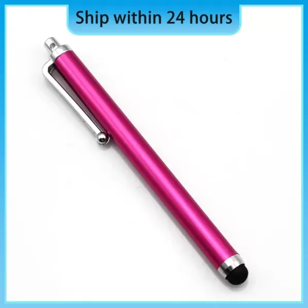 Universal Metal Touch Screen Pen Stylus Pens For Ipad Apple Samsung Tablet All Capacitive Screen With Clip