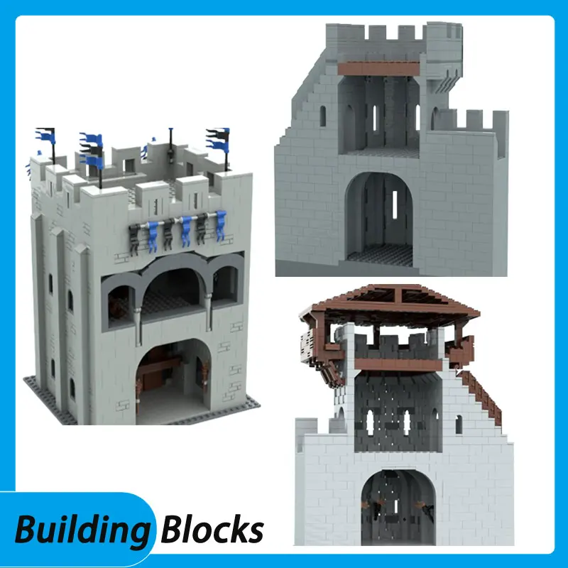 

In-stock small particle building blocks MOC-153483 1749pcs 183021 Castle building toy 3D model gift educational DIY ornament