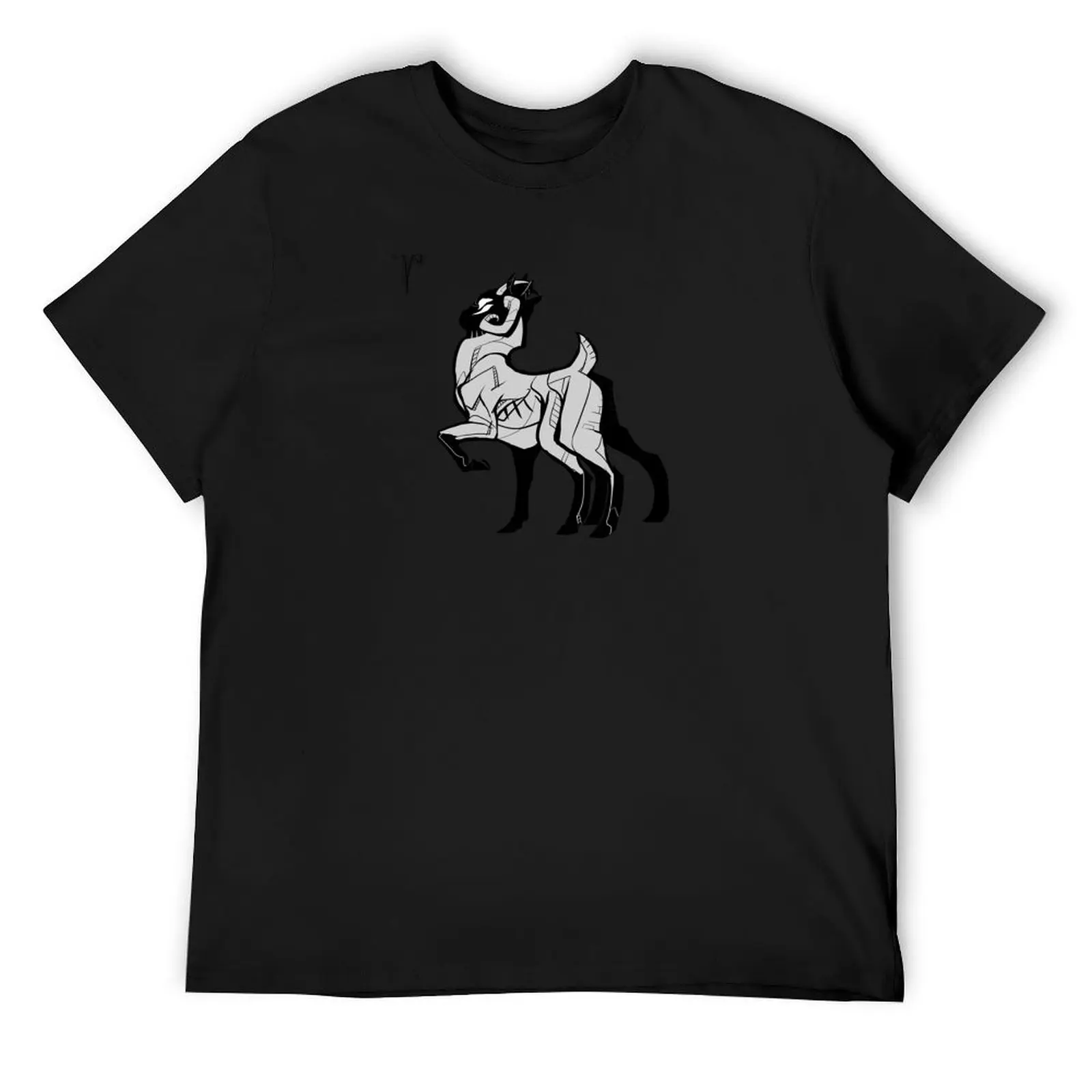 

DoubleZodiac - Aries Sheep/Goat T-Shirt shirts graphic tee Aesthetic clothing Luxury man clothes for men
