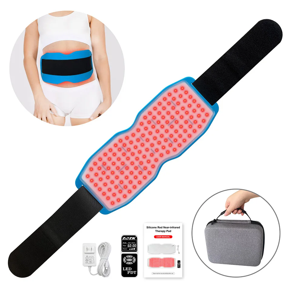 

Period Pain Relief Shoulder Led Light Red Physiotherapy Pad 450 LED Chips 24W 94nm 850nm 660nm to Loose Weight and Relax Muscles