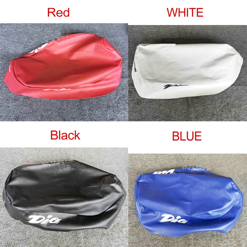 Modified Motorcycle Seat Cover For Honda DIO50 ZX50 AF Decoration Waterproof Cushion RACING Leather 50cc Scooter Saddle Cover