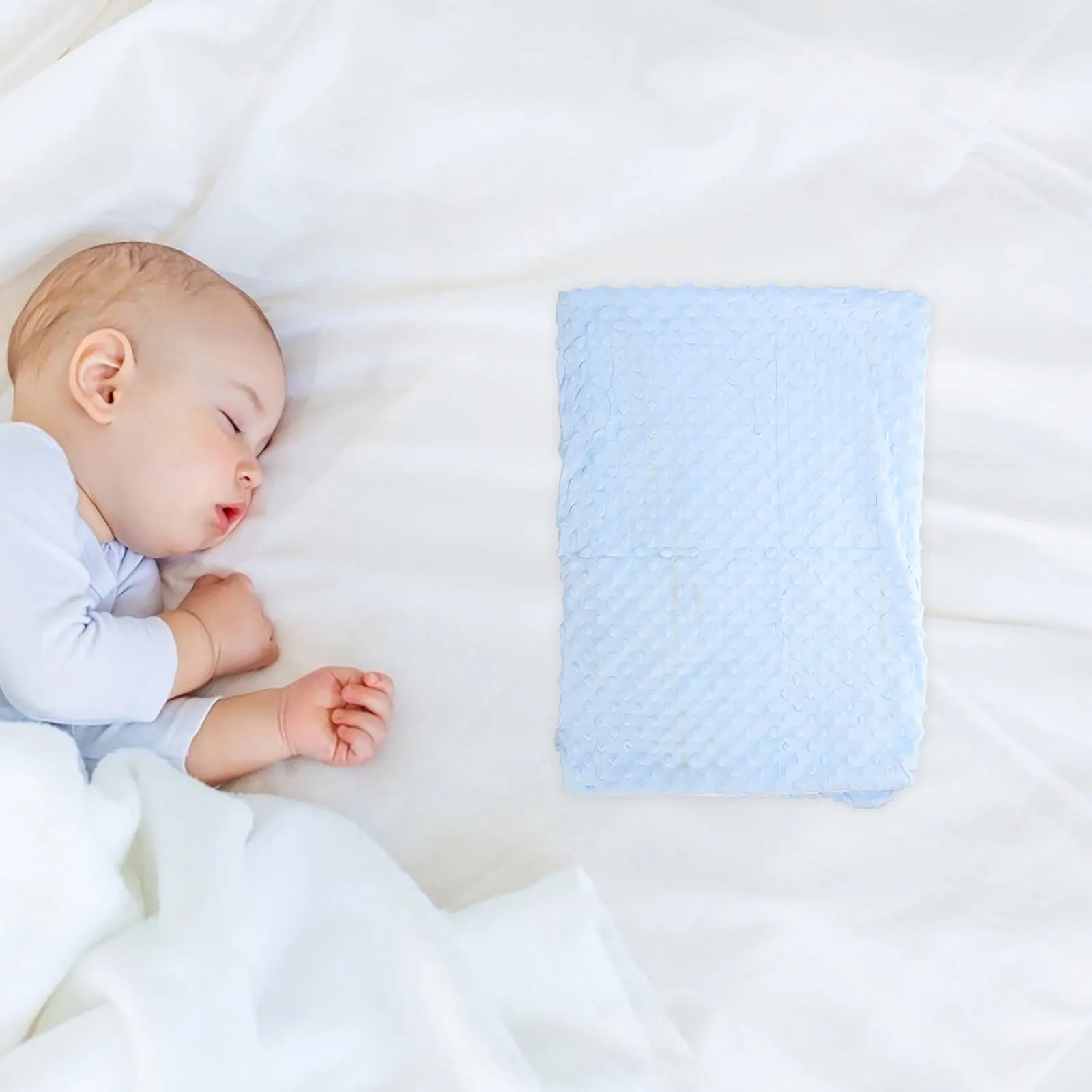 بطانية أطفال للتدليك الحسي، خرز حراري، سميك ومريح لعربة الأطفال حديثي الولادة للجنسين، ناعم ومريح #5