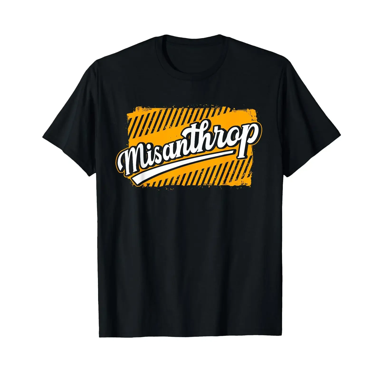 Misanthrop Human Hate Statement T Shirt black s vintage Washed designer clothes Versatile Stylish graphic Slightly fashion