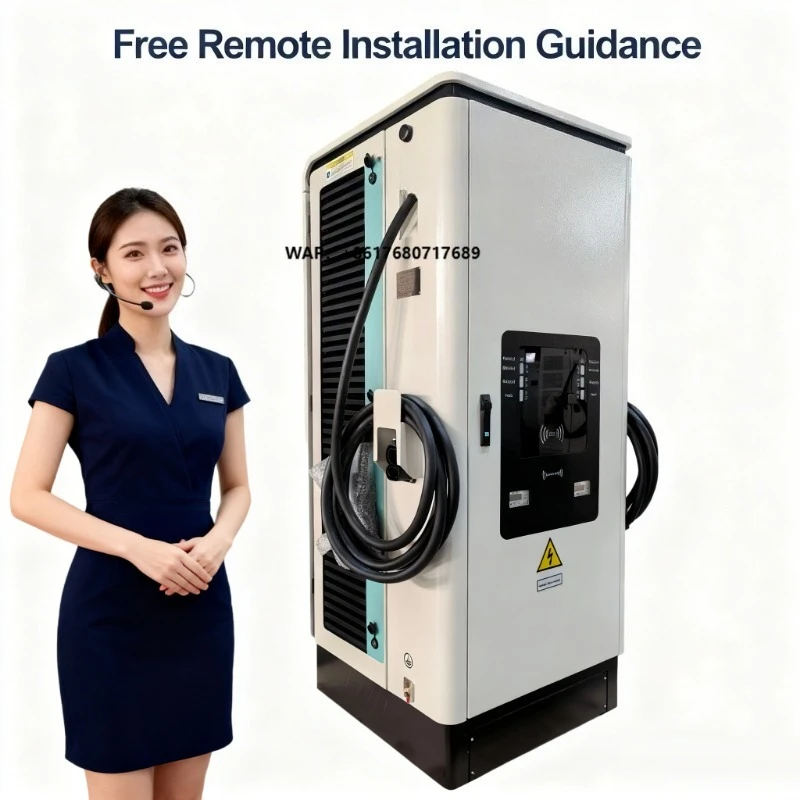 Factory Wholesale New Floor-mounted 80kW DC CCS2 EV Charging Stations for Electric Vehicles