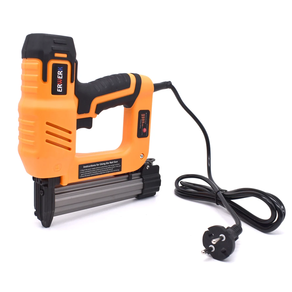 

F30 Framing Tacker Electric Stapler Gun 2 In 1 Brad Nails Gun Electric Power Tools