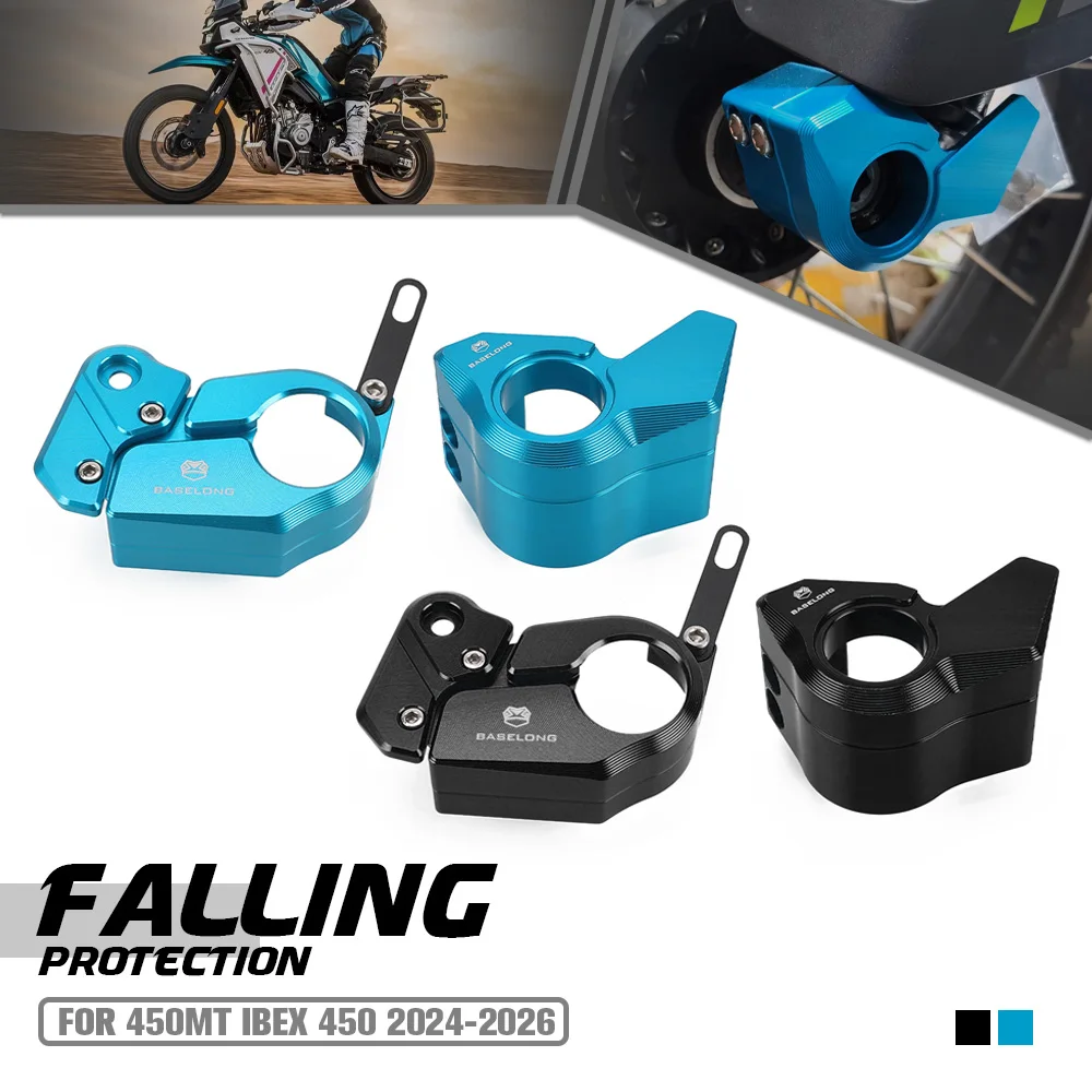 Motorcycle Accessories Right Lower Fork Shoe Protectors FOR CFMOTO 450MT IBEX 450 2024-2025-2026 Front ABS Sensor Guard Set