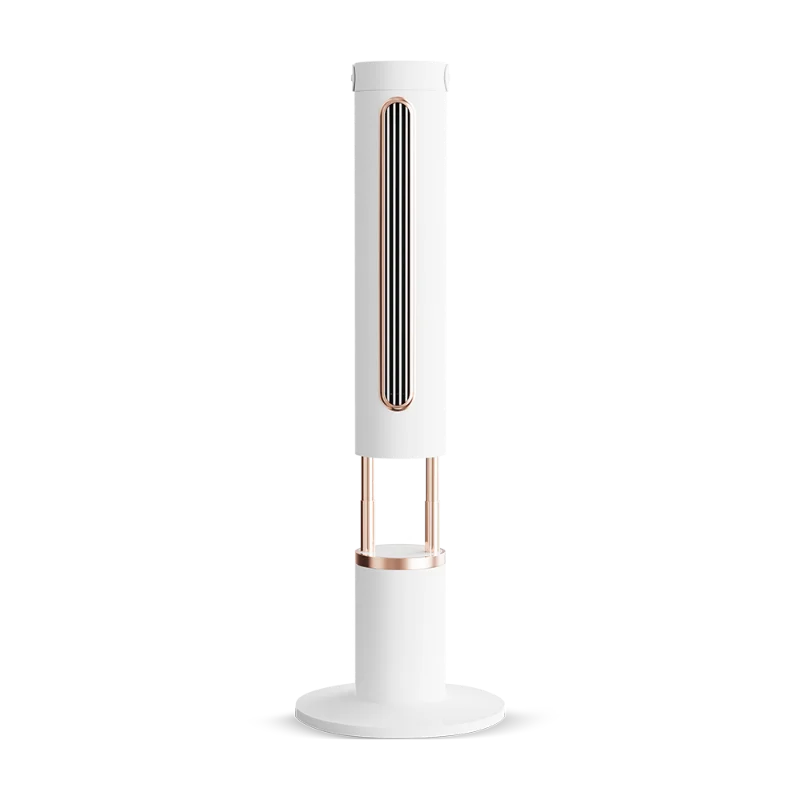 Household Small Rechargeable Oscillating Pedestal Fan, Wireless Portable Bladeless USB Air Cooling Stand Mini Tower Fan