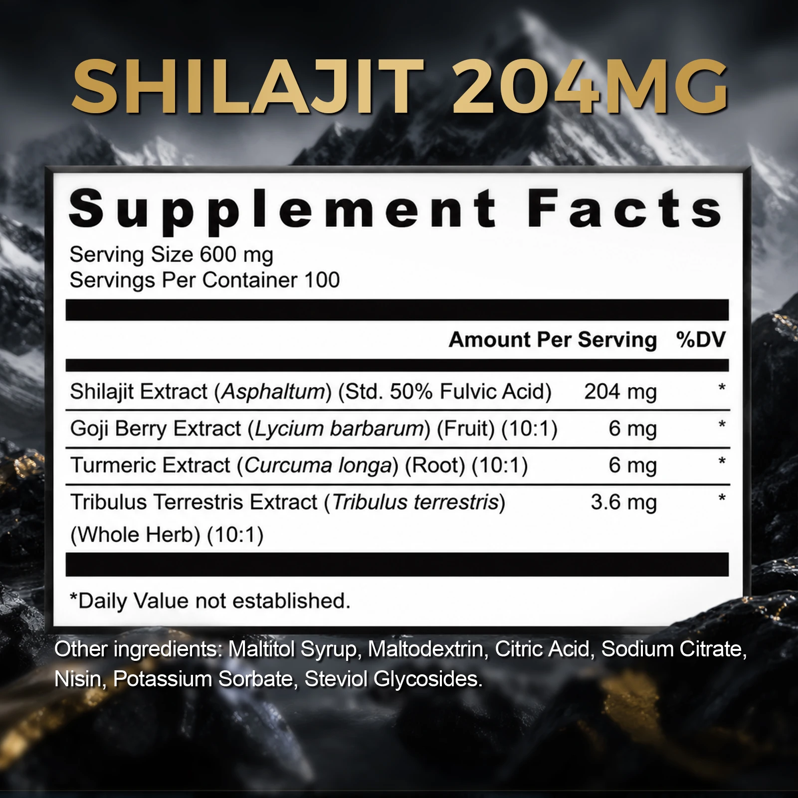 Shilajit Resin Original Pure 100% Himalaya Beauty Health Supplement Non-GMO Brain Memory Cognitive Energy Level Hormonal Balance