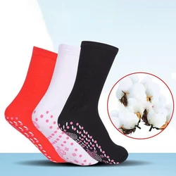 1Pair Unisex Self-Heating Health Care Socks For Women Men Tour Magnetic Therapy Comfortable Breathable Winter Warm Massage Socks