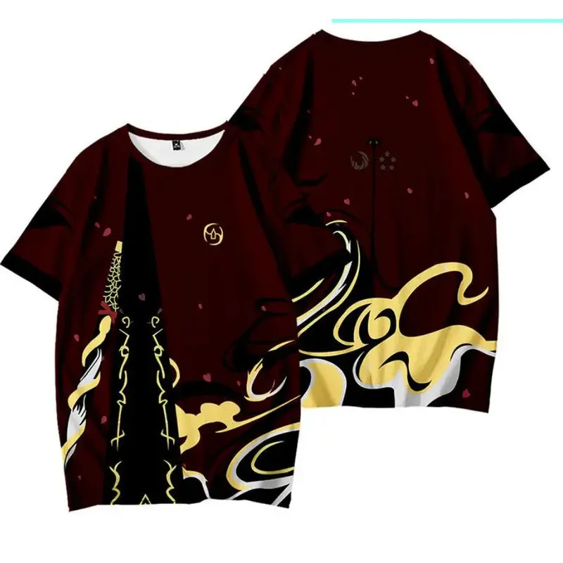 DY20New FINAL FANTASY 14 XIV T-shirt Ala Mhigo haori kimono Anime t shirt Polyester Summer Short-sleeve Tees tops25