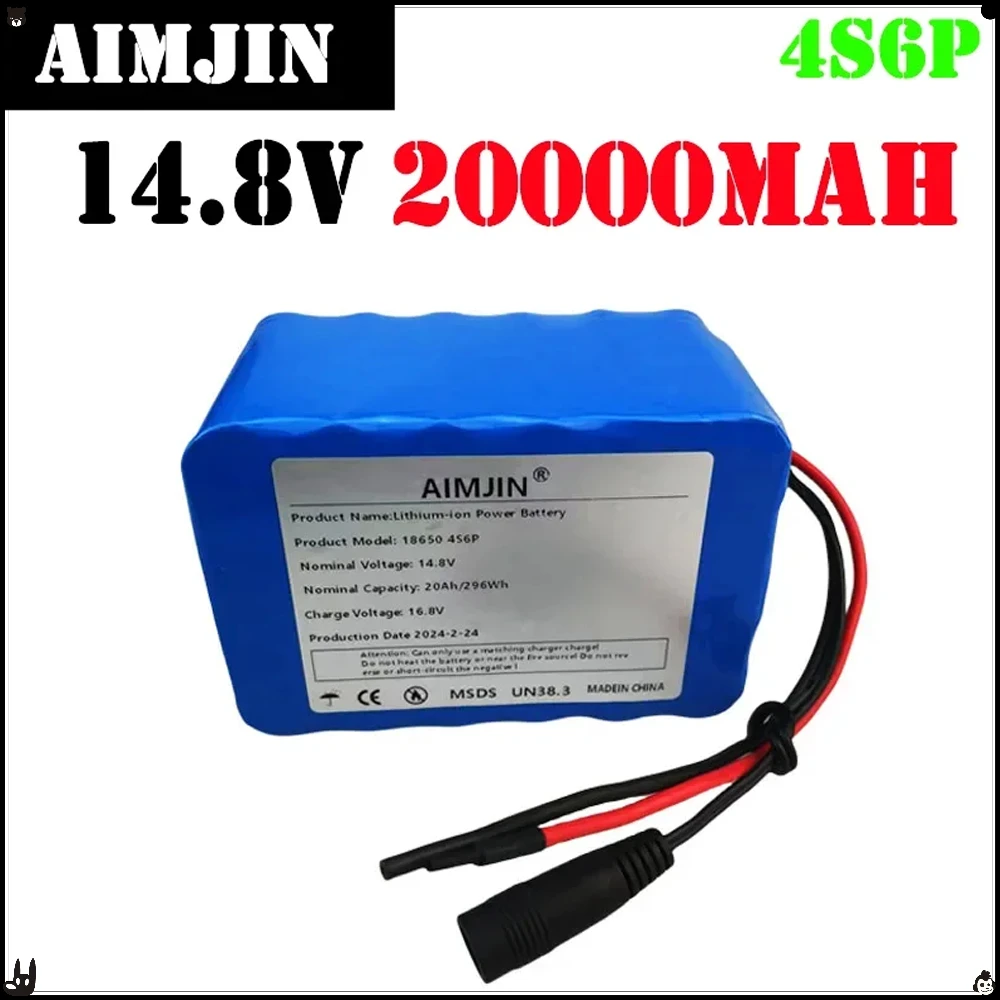 , . ! 14.8V 20000mAh 4S6P Battery Pack Replacement 18650 with Built-in BMS Suitable for Night Fishing Lamp Heater