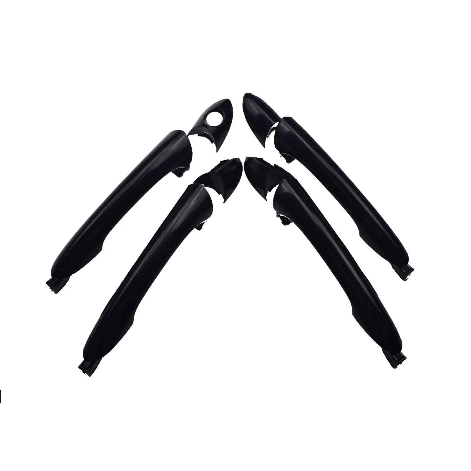 

Exterior Door Handle 4 Piece Set for 2011 - 2014 for Hyundai Sonata -