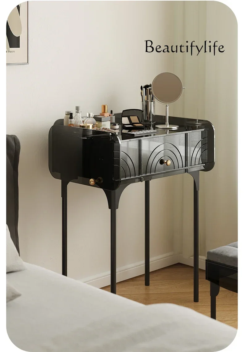 

muebles para hogar Italian light luxury dresser bedroom makeup modern simple high-end creative acrylic mini high-end
