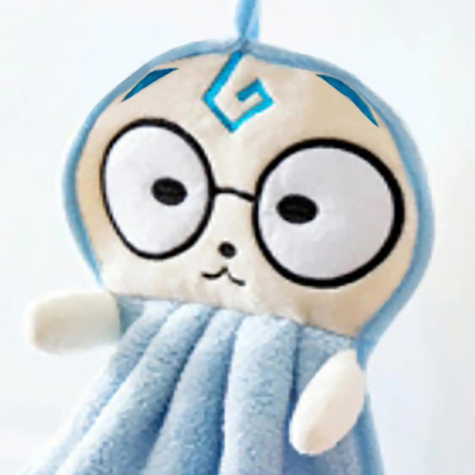 Thick Plush Hanging Hand Towel Fine Workmanship Fast Drying Small Cleaning Dishcloth for Kitchen and Bath