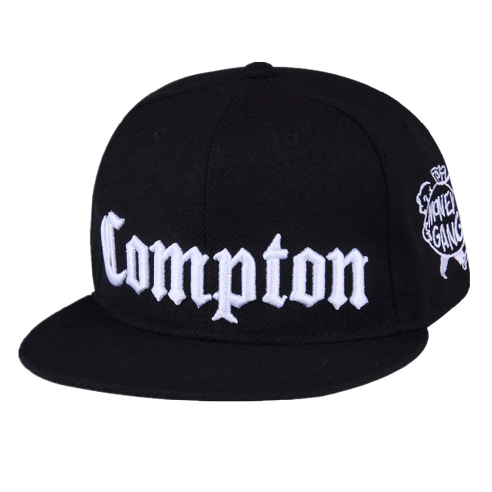 

Compton Snapback Youth Hip Hop Hats With Flat Brim Along Fashion Men's Hat Women's Baseball Caps