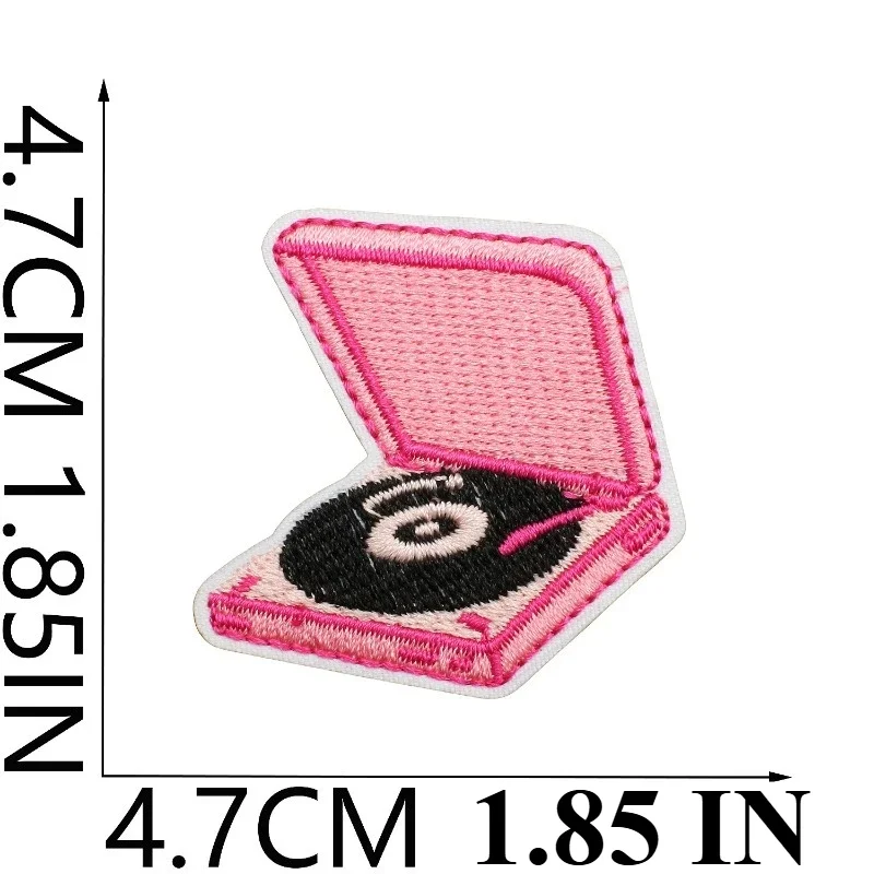 

Love Letter Embroidery Cloth Sticker Pink Couple Clothing Decorative Patch Sticker Bow Bear Computer Embroidery Label Heat Trans