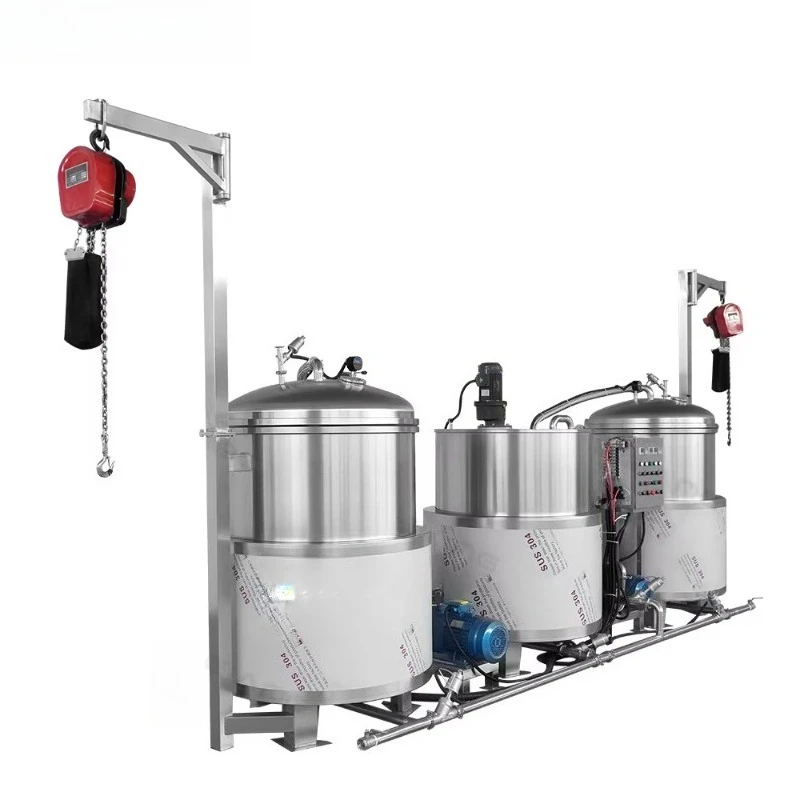 Automatic Vacuum Sugar Dipping Pot Machine, Industrial Preserved Fruit Sugar Impregnation Tank Equipment
