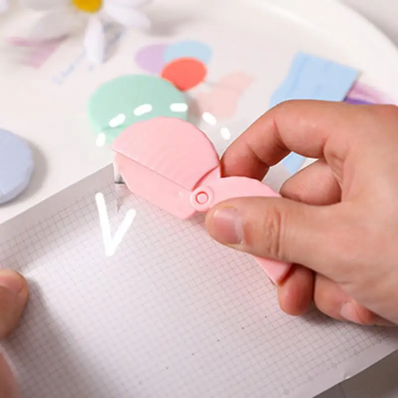 Mini cuchillo utilitario retráctil portátil, cuchillo pequeño de bolsillo, lindo, en forma de disco, arte para estudiantes, artesanía